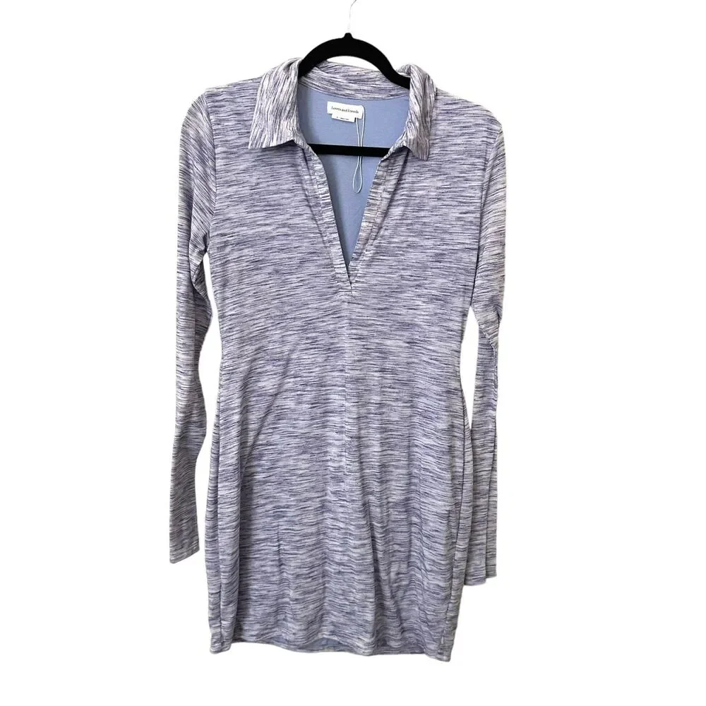 LOVERS‎ AND FRIENDS Heathered Shirt Mini Dress NWOT Sz Medium